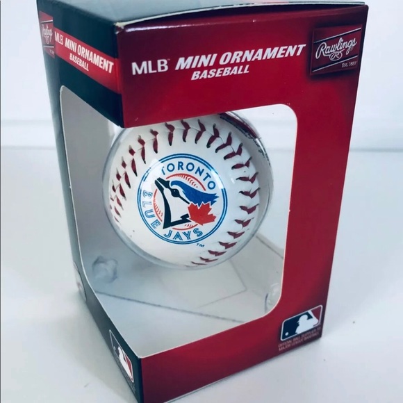 Toronto Blue Jays MLB Mini Baseball Ornament NIB - Picture 2 of 8
